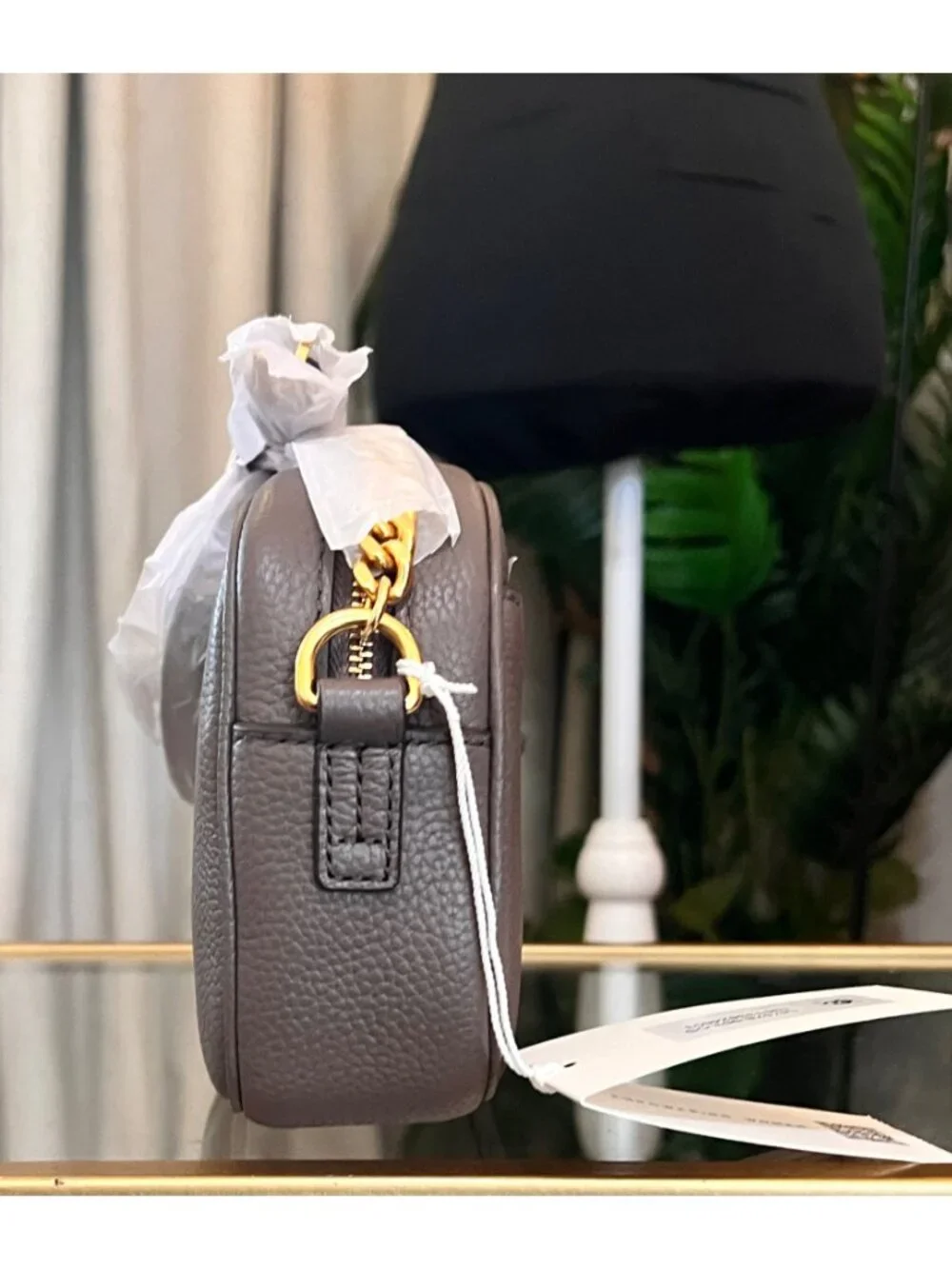 NWT!!!  Authentic Tory Burch Taupe McGraw Camera Bag